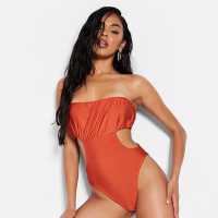 I Saw It First Ruched Bust Cut Out Swimsuit  Бикини танкини шорти