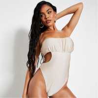 Ruched Bust Cut Out Swimsuit  Дамски бански