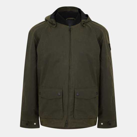 Lyle And Scott Пилотско Яке Men's Wax Bomber Jacket Олива Сива Lyle And Scott Пилотско Яке Men's Wax Bomber Jacket Олива Сива