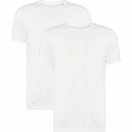 Nike Мъжка Тениска 2 Pack Short Sleeve T Shirt Mens  Мъжки тениски с яка