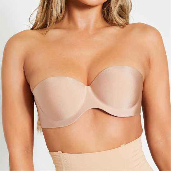 I Saw It First Strapless Padded Moulded Bra Nude Дамско бельо