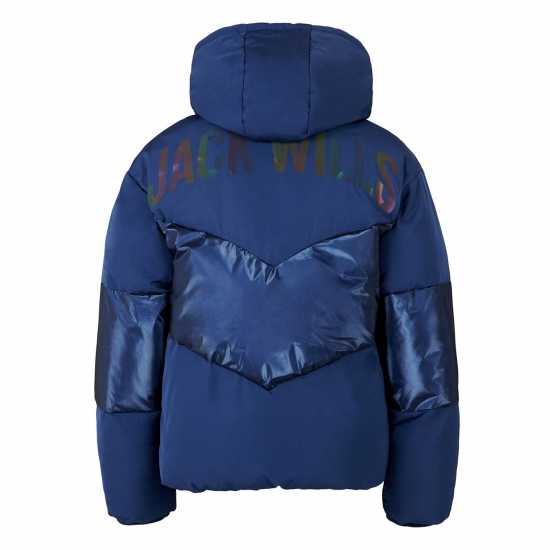 Jack Wills Shine Puffa Jn99 Medieval Blue Детски якета и палта