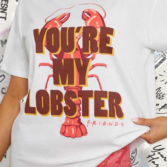 Friends You're My Lobster Pyjama Set  Дамски пижами