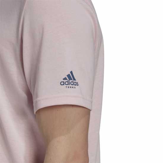Adidas Мъжка Тениска Tennis Graphic T Shirt Mens