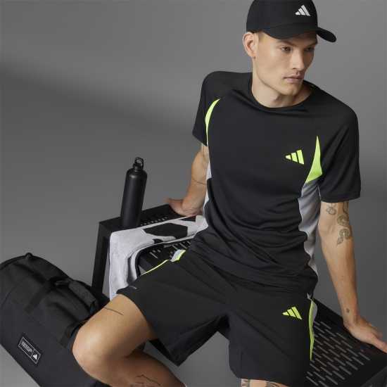 Мъжки тениски и фланелки Adidas Мъжка Риза Climacool Colorblock T-Shirt Mens Черно Adidas Мъжка Риза Climacool Colorblock T-Shirt Mens Черно Мъжки тениски и фланелки