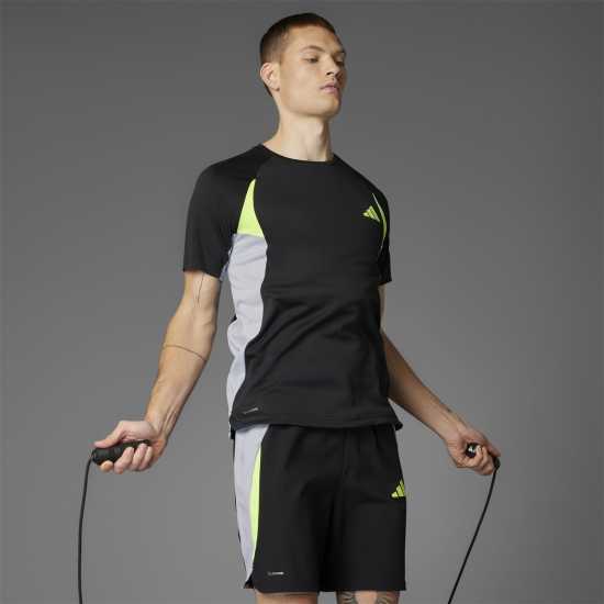 Мъжки тениски и фланелки Adidas Мъжка Риза Climacool Colorblock T-Shirt Mens Черно Adidas Мъжка Риза Climacool Colorblock T-Shirt Mens Черно Мъжки тениски и фланелки