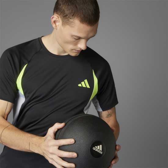 Мъжки тениски и фланелки Adidas Мъжка Риза Climacool Colorblock T-Shirt Mens Черно Adidas Мъжка Риза Climacool Colorblock T-Shirt Mens Черно Мъжки тениски и фланелки