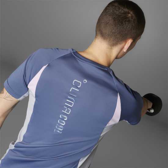 Мъжки тениски и фланелки Adidas Мъжка Риза Climacool Colorblock T-Shirt Mens Предишно малък Adidas Мъжка Риза Climacool Colorblock T-Shirt Mens Предишно малък Мъжки тениски и фланелки