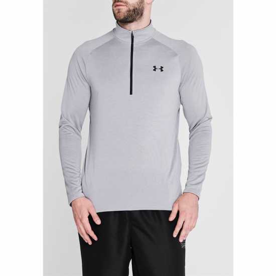 Under Armour Tech™ ½ Zip Long Sleeve Mens Хало Сиво 