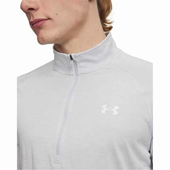 Under Armour Tech™ ½ Zip Long Sleeve Mens Хало Сиво 