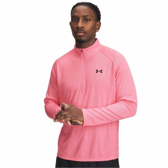 Under Armour Tech™ ½ Zip Long Sleeve Mens Прим Розово 