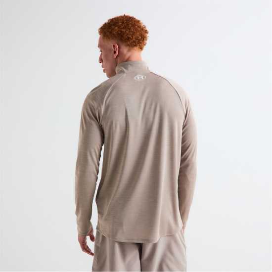Under Armour Tech™ ½ Zip Long Sleeve Mens Timberwolf 