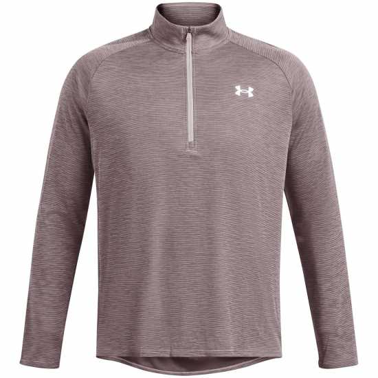 Under Armour Tech™ ½ Zip Long Sleeve Mens Тетра Сиво Мъжки тениски и фланелки