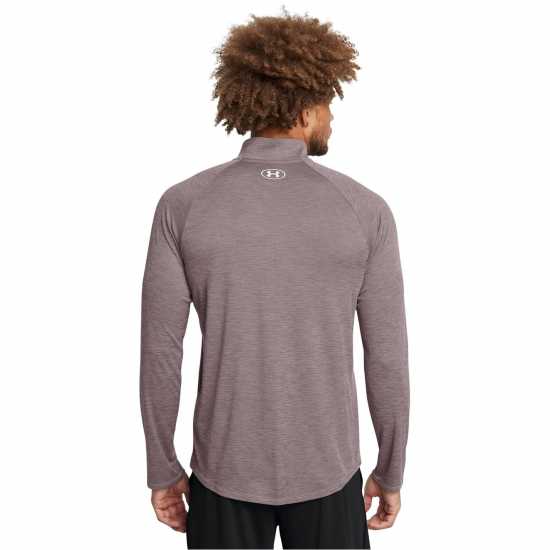 Under Armour Tech™ ½ Zip Long Sleeve Mens Тетра Сиво Мъжки тениски и фланелки