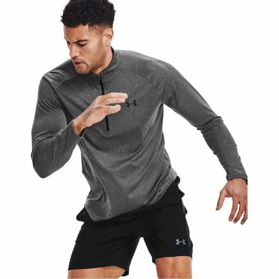 Under Armour Tech™ ½ Zip Long Sleeve Mens Угарно черно 