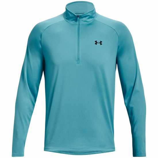 Мъжки тениски и фланелки Under Armour Мъжко Горнище Полу-Цип Tech Half Zip Top Mens Глакиер Син Under Armour Мъжко Горнище Полу-Цип Tech Half Zip Top Mens Глакиер Син Мъжки тениски и фланелки