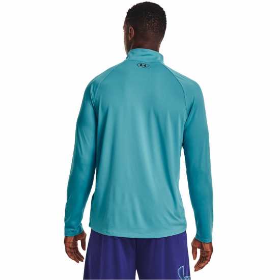 Мъжки тениски и фланелки Under Armour Мъжко Горнище Полу-Цип Tech Half Zip Top Mens Глакиер Син Under Armour Мъжко Горнище Полу-Цип Tech Half Zip Top Mens Глакиер Син Мъжки тениски и фланелки