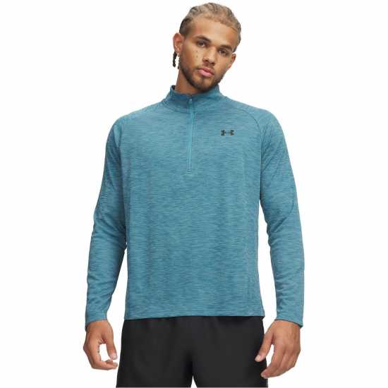 Under Armour Tech™ ½ Zip Long Sleeve Mens Bou Blue/Black 