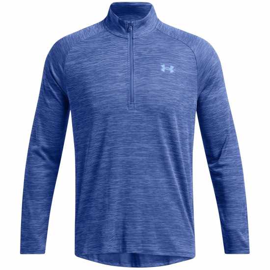 Under Armour Tech™ ½ Zip Long Sleeve Mens Техническо синьо Мъжки тениски и фланелки