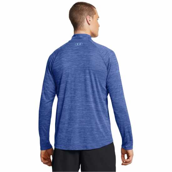 Under Armour Tech™ ½ Zip Long Sleeve Mens Техническо синьо Мъжки тениски и фланелки
