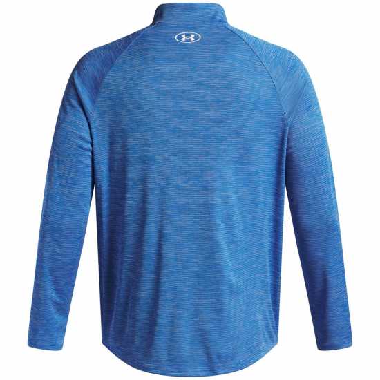 Under Armour Tech™ ½ Zip Long Sleeve Mens Blue Atlantis Мъжки тениски и фланелки