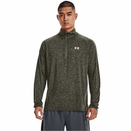 Under Armour Tech™ ½ Zip Long Sleeve Mens Морско ОД Зелено 