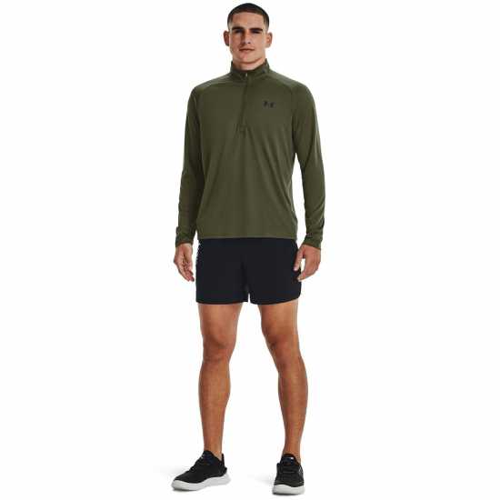 Under Armour Tech™ ½ Zip Long Sleeve Mens Морско ОД Зелено 
