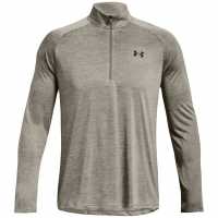 Мъжки тениски и фланелки Under Armour Мъжко Горнище Полу-Цип Tech Half Zip Top Mens Green Under Armour Мъжко Горнище Полу-Цип Tech Half Zip Top Mens Green Мъжки тениски и фланелки