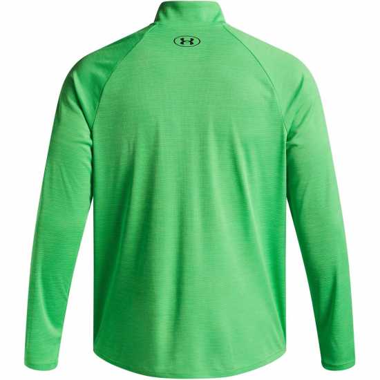Under Armour Tech™ ½ Zip Long Sleeve Mens Кибер Зелено/Черно Мъжки тениски и фланелки