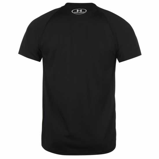 Under Armour Мъжка Тениска Tech Training T Shirt Mens Black Мъжко облекло за едри хора