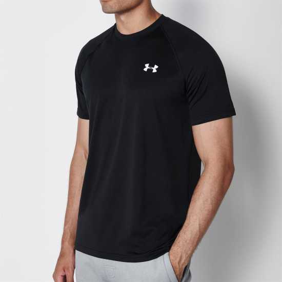Мъжки тениски и фланелки Under Armour Мъжка Риза Tech™ 2.0 Short Sleeve T-Shirt Mens Черно Under Armour Мъжка Риза Tech™ 2.0 Short Sleeve T-Shirt Mens Черно Мъжки тениски и фланелки