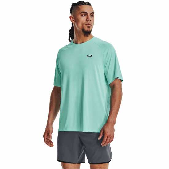 Мъжки тениски и фланелки Under Armour Мъжка Риза Tech™ 2.0 Short Sleeve T-Shirt Mens Blue Under Armour Мъжка Риза Tech™ 2.0 Short Sleeve T-Shirt Mens Blue Мъжки тениски и фланелки
