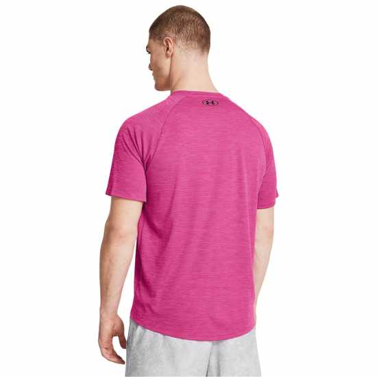 Under Armour Мъжка Тениска Tech Training T Shirt Mens Astro Pink Tex Мъжко облекло за едри хора