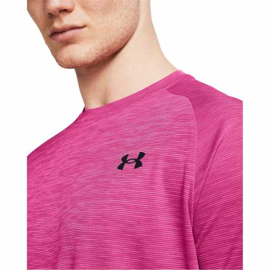 Under Armour Мъжка Тениска Tech Training T Shirt Mens Astro Pink Tex Мъжко облекло за едри хора