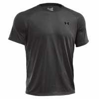 Under Armour Мъжка Тениска Technical Training T Shirt Mens Carbon Heather Мъжко облекло за едри хора