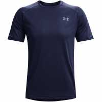Under Armour Мъжка Тениска Tech Training T Shirt Mens Nov Navy Мъжко облекло за едри хора