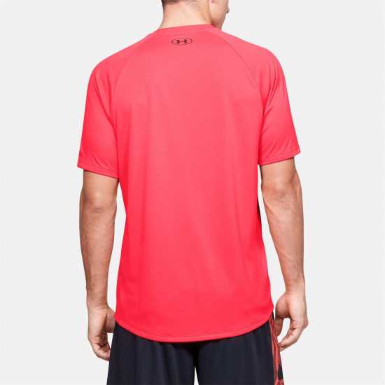 Under Armour Мъжка Тениска Tech Training T Shirt Mens Red/Graphite Мъжки тениски и фланелки