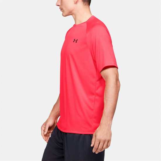 Under Armour Мъжка Тениска Tech Training T Shirt Mens Red/Graphite Мъжки тениски и фланелки