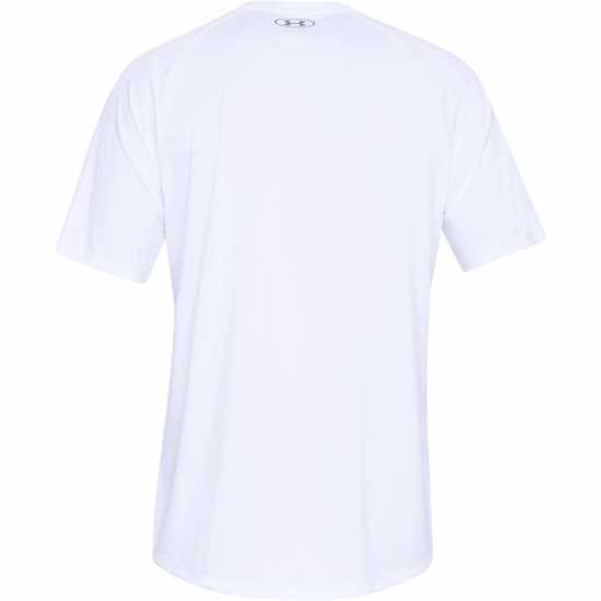Мъжки тениски и фланелки Under Armour Мъжка Риза Tech™ 2.0 Short Sleeve T-Shirt Mens White/Grey Under Armour Мъжка Риза Tech™ 2.0 Short Sleeve T-Shirt Mens White/Grey Мъжки тениски и фланелки