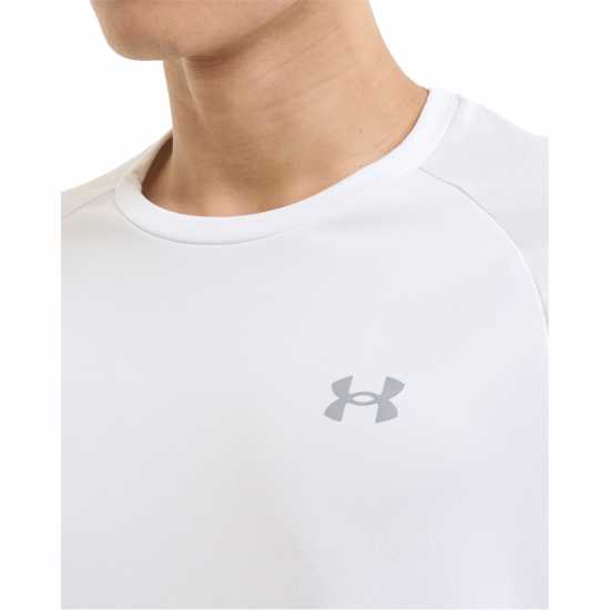 Мъжки тениски и фланелки Under Armour Мъжка Риза Tech™ 2.0 Short Sleeve T-Shirt Mens White/Grey Under Armour Мъжка Риза Tech™ 2.0 Short Sleeve T-Shirt Mens White/Grey Мъжки тениски и фланелки