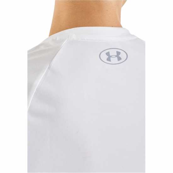 Мъжки тениски и фланелки Under Armour Мъжка Риза Tech™ 2.0 Short Sleeve T-Shirt Mens White/Grey Under Armour Мъжка Риза Tech™ 2.0 Short Sleeve T-Shirt Mens White/Grey Мъжки тениски и фланелки