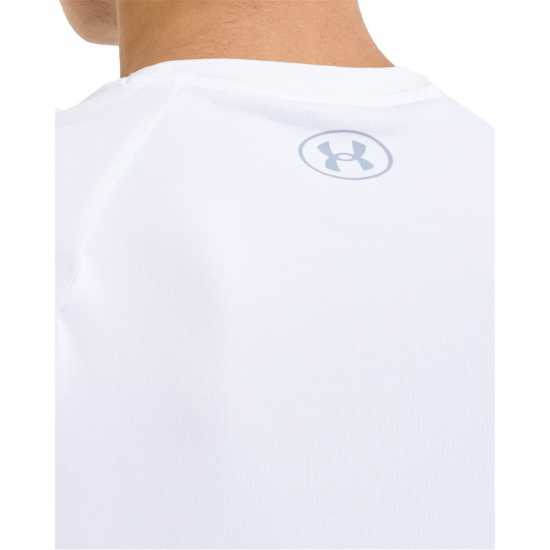 Мъжки тениски и фланелки Under Armour Мъжка Риза Tech™ 2.0 Short Sleeve T-Shirt Mens White/Grey Under Armour Мъжка Риза Tech™ 2.0 Short Sleeve T-Shirt Mens White/Grey Мъжки тениски и фланелки