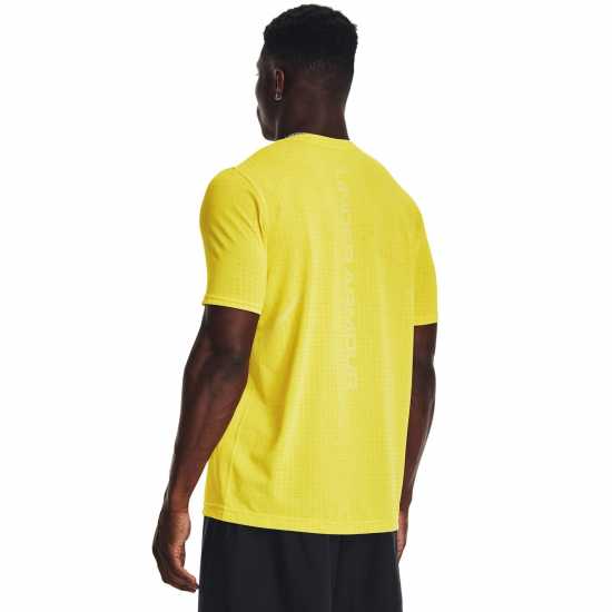 Under Armour Seamless Short Sleeve Mens Yellow Мъжки ризи