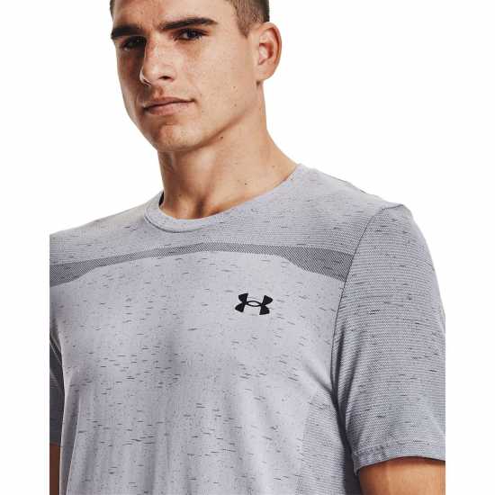 Under Armour Seamless Short Sleeve Mens Mod Gray Мъжки ризи
