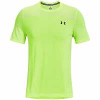 Under Armour Seamless Short Sleeve Mens Lime Surge Мъжки ризи