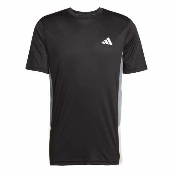 Adidas Train Essentials Colourblock T-Shirt Adults Черно Мъжки тениски и фланелки