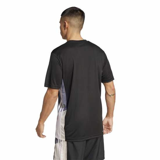Adidas Train Essentials Colourblock T-Shirt Adults Черно Мъжки тениски и фланелки