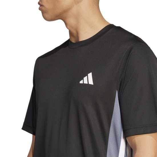 Adidas Train Essentials Colourblock T-Shirt Adults Черно Мъжки тениски и фланелки
