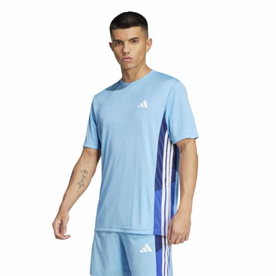 Adidas Train Essentials Colourblock T-Shirt Adults  Мъжки тениски и фланелки