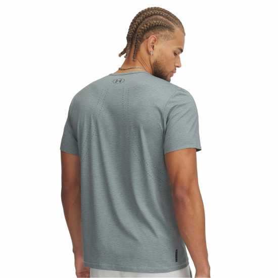 Under Armour Men's Vanish Elite Vent Short-Sleeve Performance Gym Top Зелено 